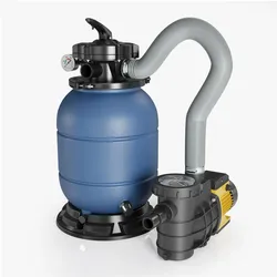 Wiltec, Pool Filter + Pool Pumpe, Sandfilter Filteranlage Sandfilteranlage Poolfilter Pumpe HZS-200 Poolpumpe