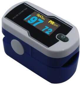 Concord Health Supply """Concord Sapphire DELUXE Fingertip Pulse Oximeter with 6-way OLED Display, Carrying Case, Lanyard and Protective Cover"""