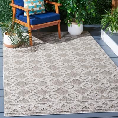 SAFAVIEH Global Anushree Indoor/Outdoor Waterproof Rug