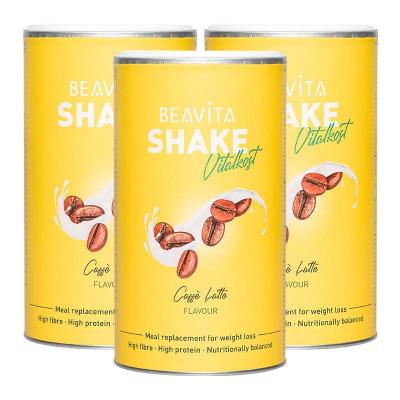 Beavita 2 Wochen Diät-Paket, Caffé Latte 3x572 g Pulver