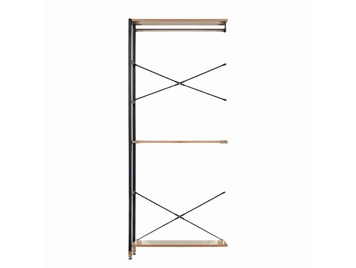 Regal, Akazienholz Massiv, 82,5x210x30 cm, Erweiterbar, Klassisch & Modern
