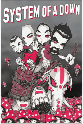 Inspire Picks System Of A Down Album Canvas Poster Metal Band Wall Art Decor 3 50x70cm Unframed