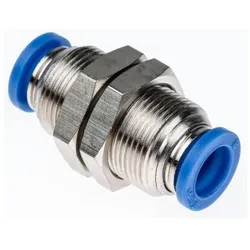 RS PRO, Rohrverbindungstechnik, Bulkhead Adaptor, 8 mm (Rohrverschraubung)