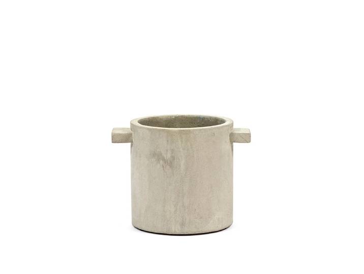 Serax - Concrete Übertopf, Ø 15 x H 15 cm, grau