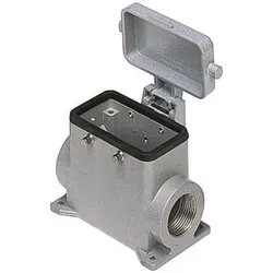 ILME gaestopas – Sockel MURAL 2 Mechanismen 2 x M32 mit Deckel, Elektronikkabel + Stecker