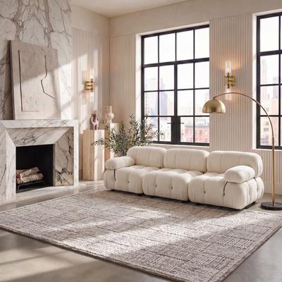 SAFAVIEH Handmade Abstract Yousra Checkered Wool Rug
