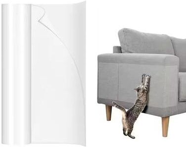 Uplift Picks Transparent Cat Scratch Deterrent Tape Furniture Protector For Sofas And Home Surfaces 30x500 Cm