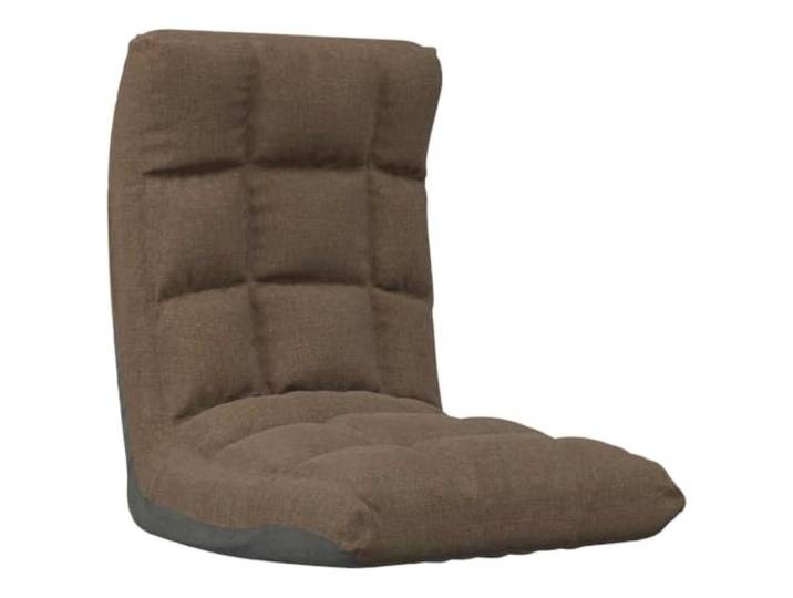 smnyxs Faltbarer Stuhl, braun, aus Stoff Schaumstoffpolsterung, verstellbar, Sitz- und Liegeposition, max. 110 kg, Stoff