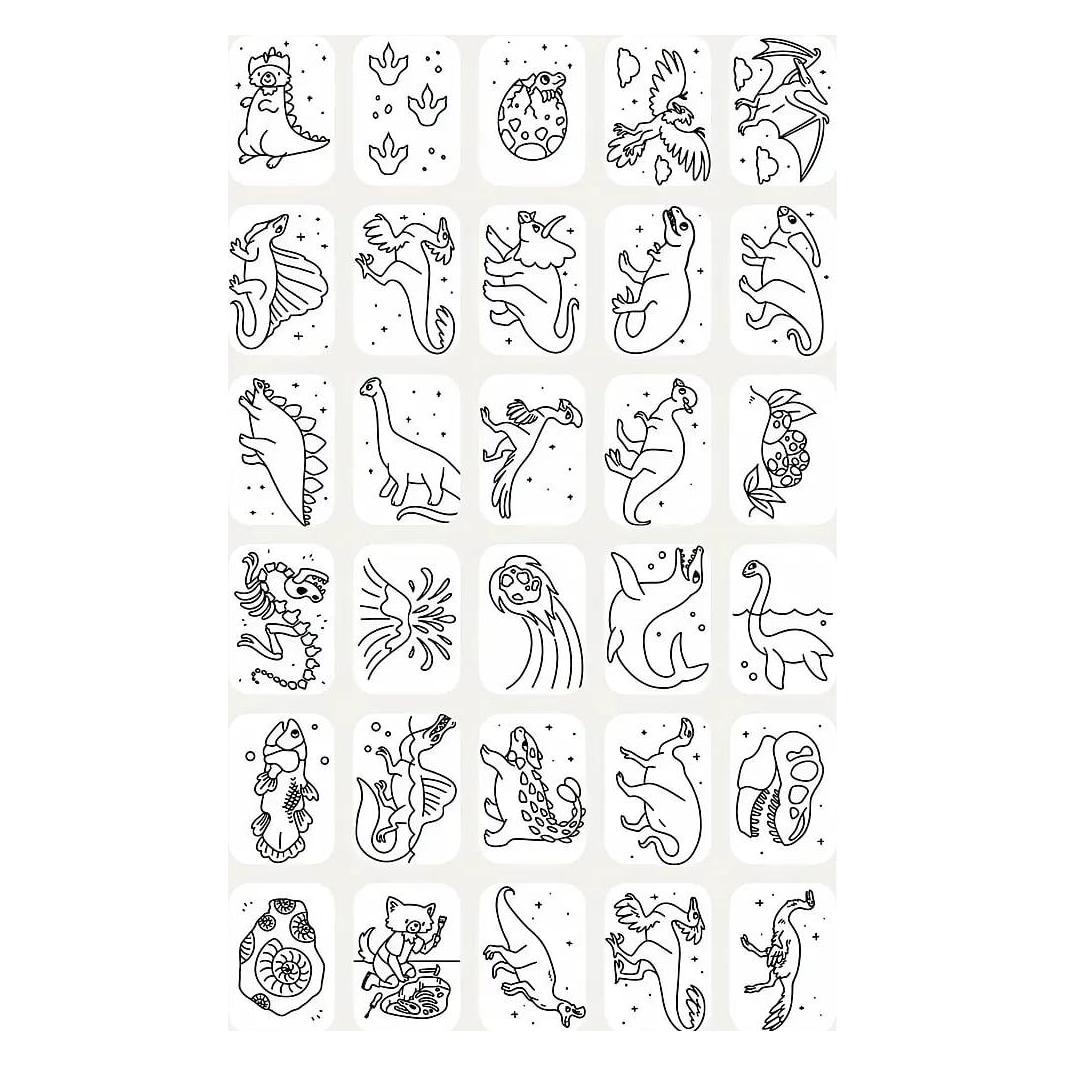 Kidywolf Nachfüllpack Weltraum und Dino zu Designtafel (5407009182396-5407009182396)