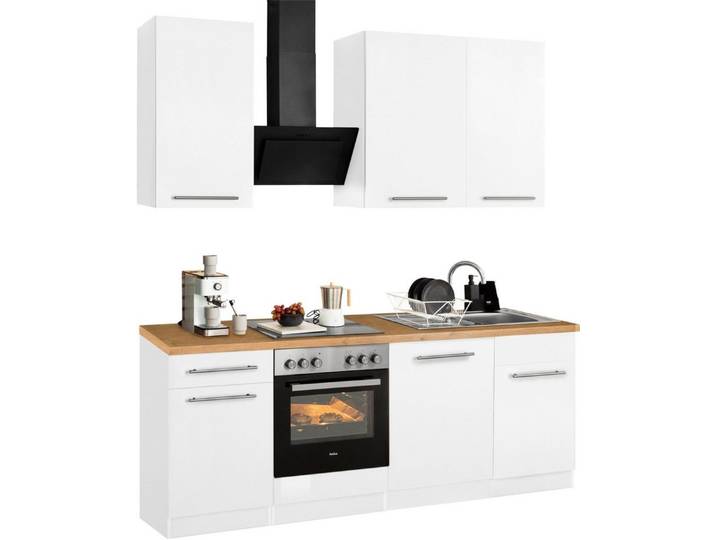 wiho Küchen Küchenzeile Unna, ohne E-Geräte, Breite 220 cm