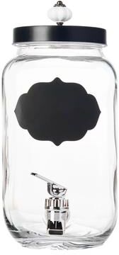 Style Setter Manchester 1 Gallon Glass Beverage Dispenser