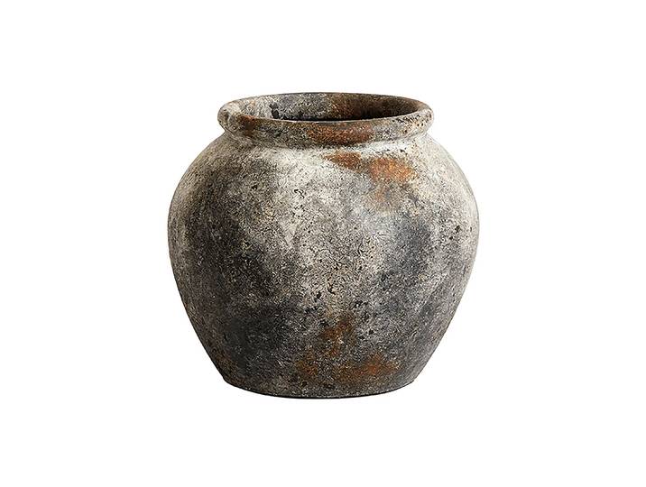 MUUBS Pot Echo Ø30 cm h25 cm Rouille-gris