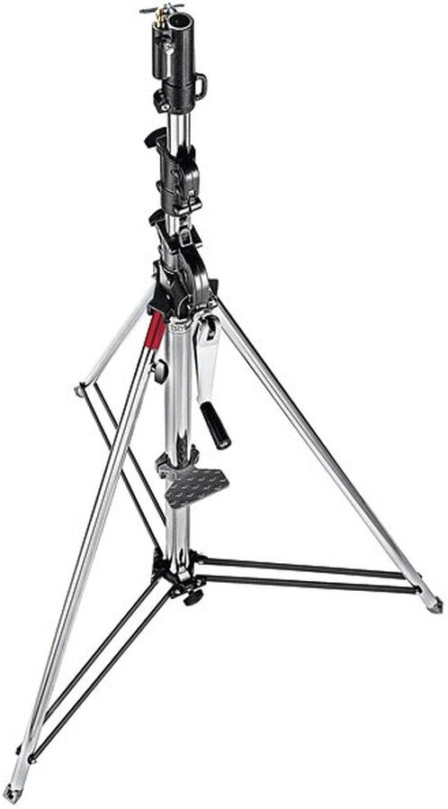Manfrotto - 087nw - Stativ Wind-Up Silber 3-Tlg.