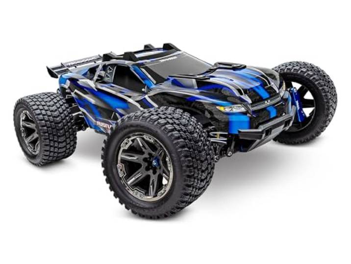 Traxxas Rustler 4x4 Ultimate VXL Blau 1/10 RTR - 67097-4