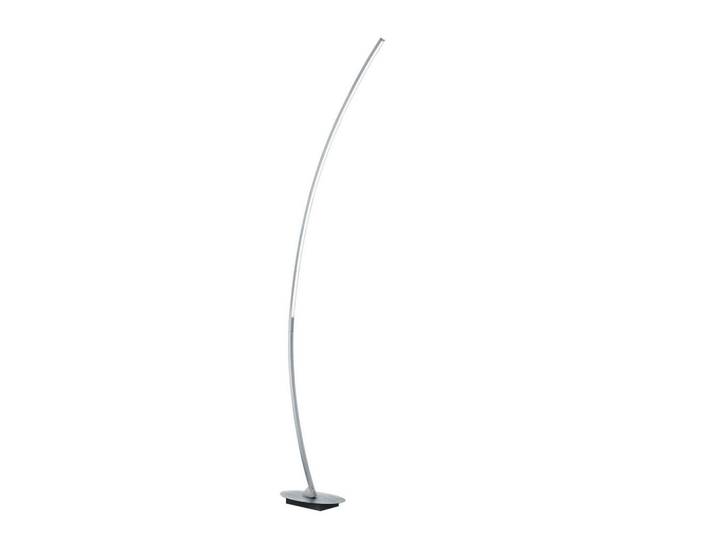 Led-Stehleuchte Solo, Alufarben, Metall, Kunststoff, 15x158x35 cm, Fußschalter, Lampen & Leuchten, Innenbeleuchtung, Stehlampen