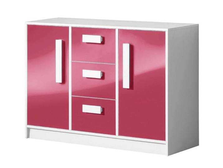 99rooms Kinderkleiderschrank Goldie II (Sideboard, Standschrank) mit Schubladen, Vollauszug, Modern Design, für Kinder
