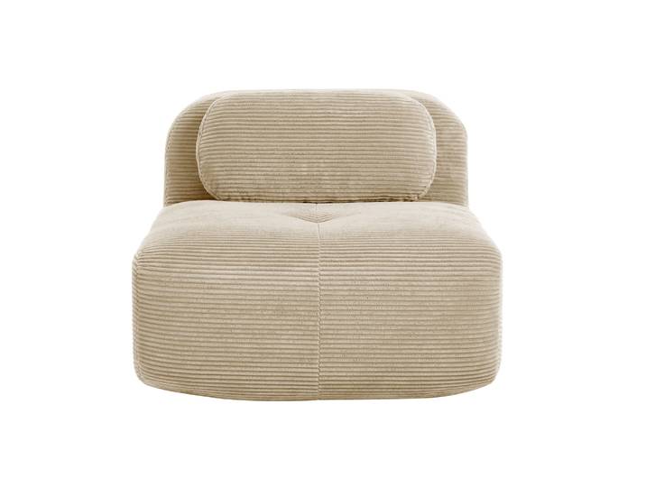 Joli canapé moderne 1 pièce sans accoudoirs avec coussin, meubles de salon, canapé d'angle modulaire, tissu Cordstock de qualité supérieure