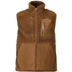 MASCOT Herren Faserpelz Weste mit Reißverschluss Nussbraun XL - 22465-682-54-XL - Nussbraun