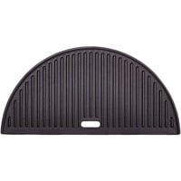 Gusseisen Grillplatte halbrund CJ, Grillrost schwarz, für Kamado Joe Classic