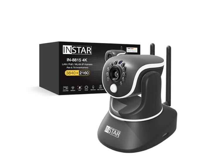 INSTAR IN-8815 4K POE/WLAN black 18005 IP Überwachungscamera