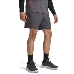 UNDER ARMOUR Tech Play Shorts Herren 025 - castlerock/outrageous orange/outrageous orange XL