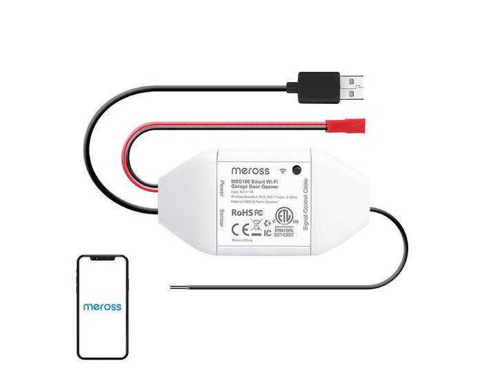 Meross Msg100Hk Interrupteur intelligent pour porte de garage (Homekit)