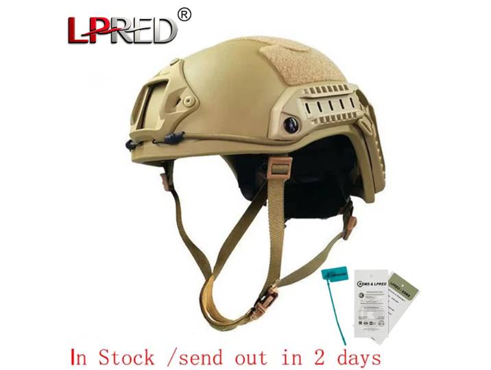 Casque tactique LPRED neuf PE FAST High Cut .44 Wendy en Aramide UHMW-PE, casque de sécurité MICH FAST