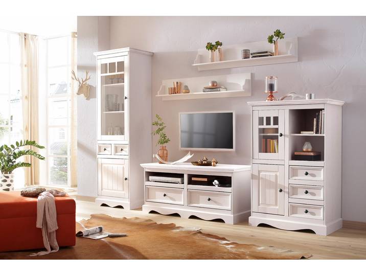Vitrine GOODPRODUCT Melissa , weiss (weiß), Schränke, Vitrine, Höhe 190 cm