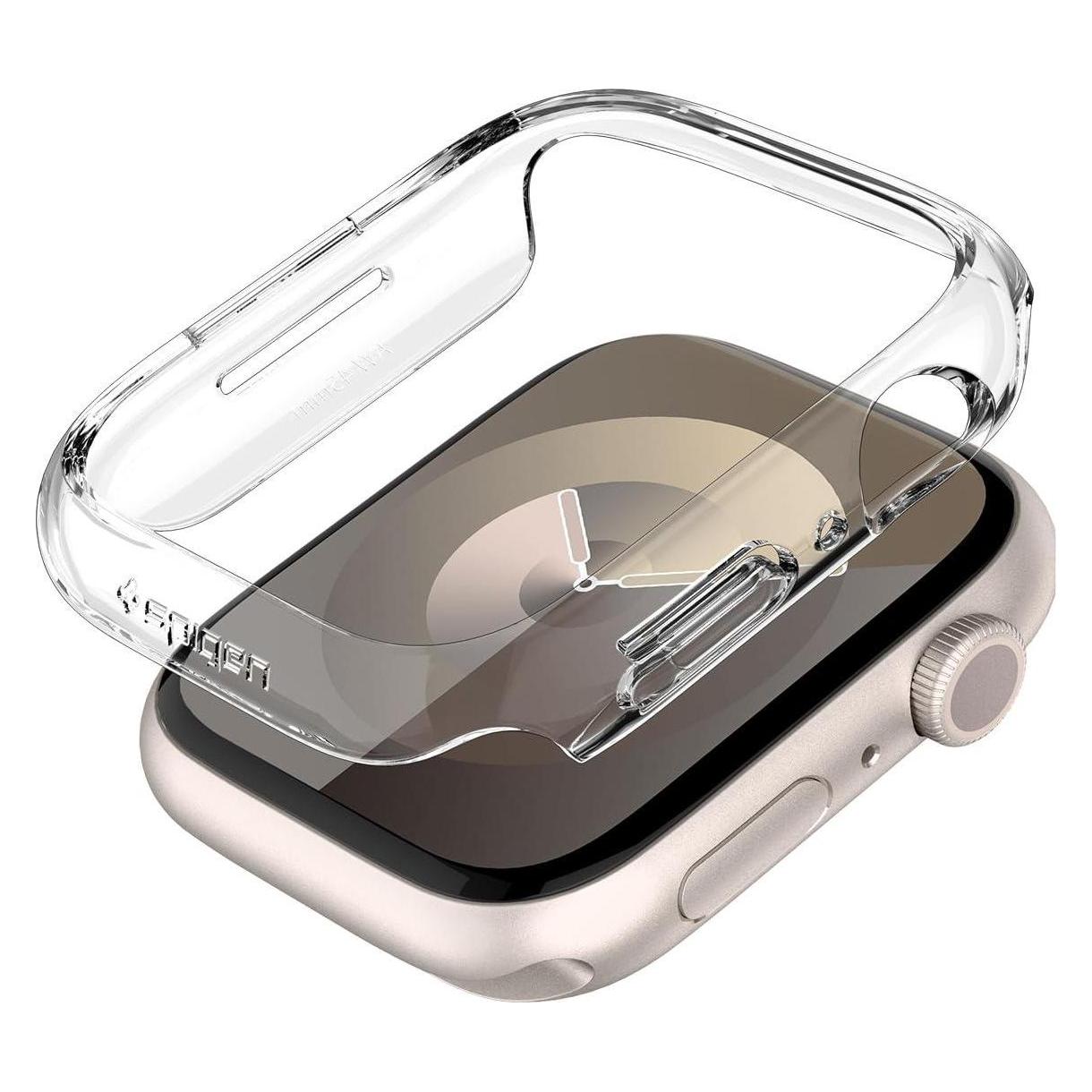 Spigen Thin Fit Apple Watch 7 45mm przezroczysty/crystal clear ACS04179 (ACS04179)