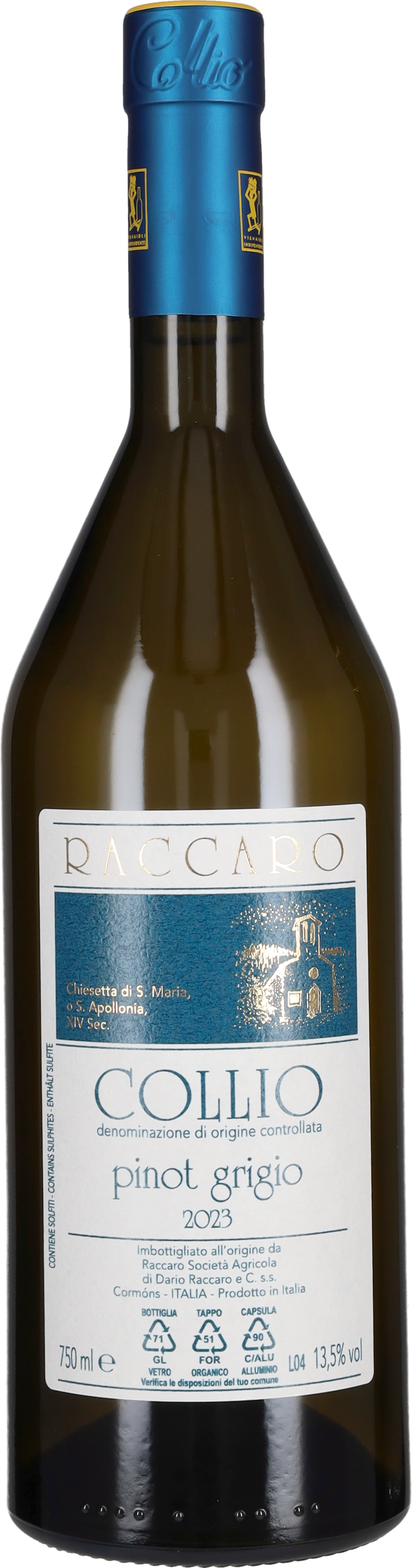Pinot Grigio Raccaro 2025