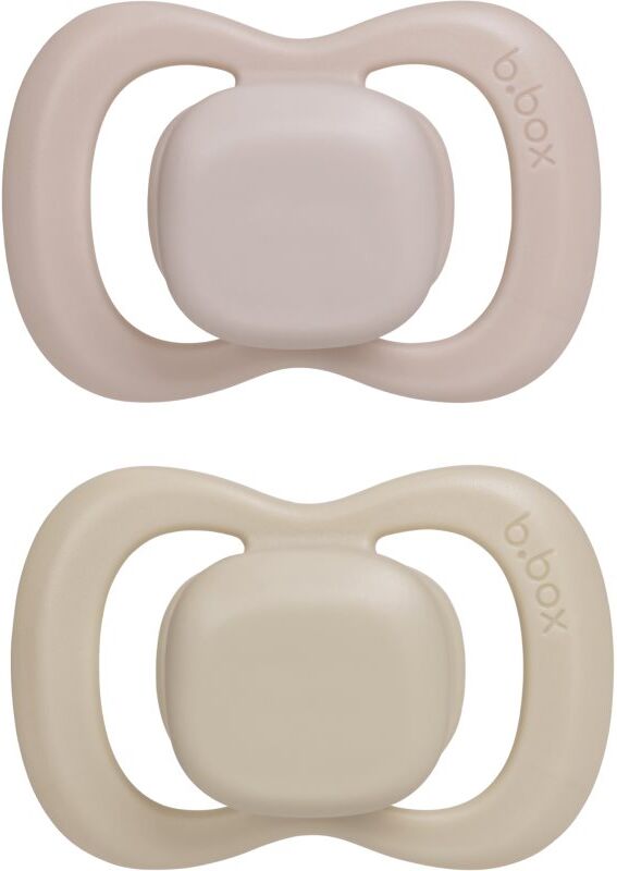 B.Box Silicone 6m+ tétine Blush/Latte 2 pcs