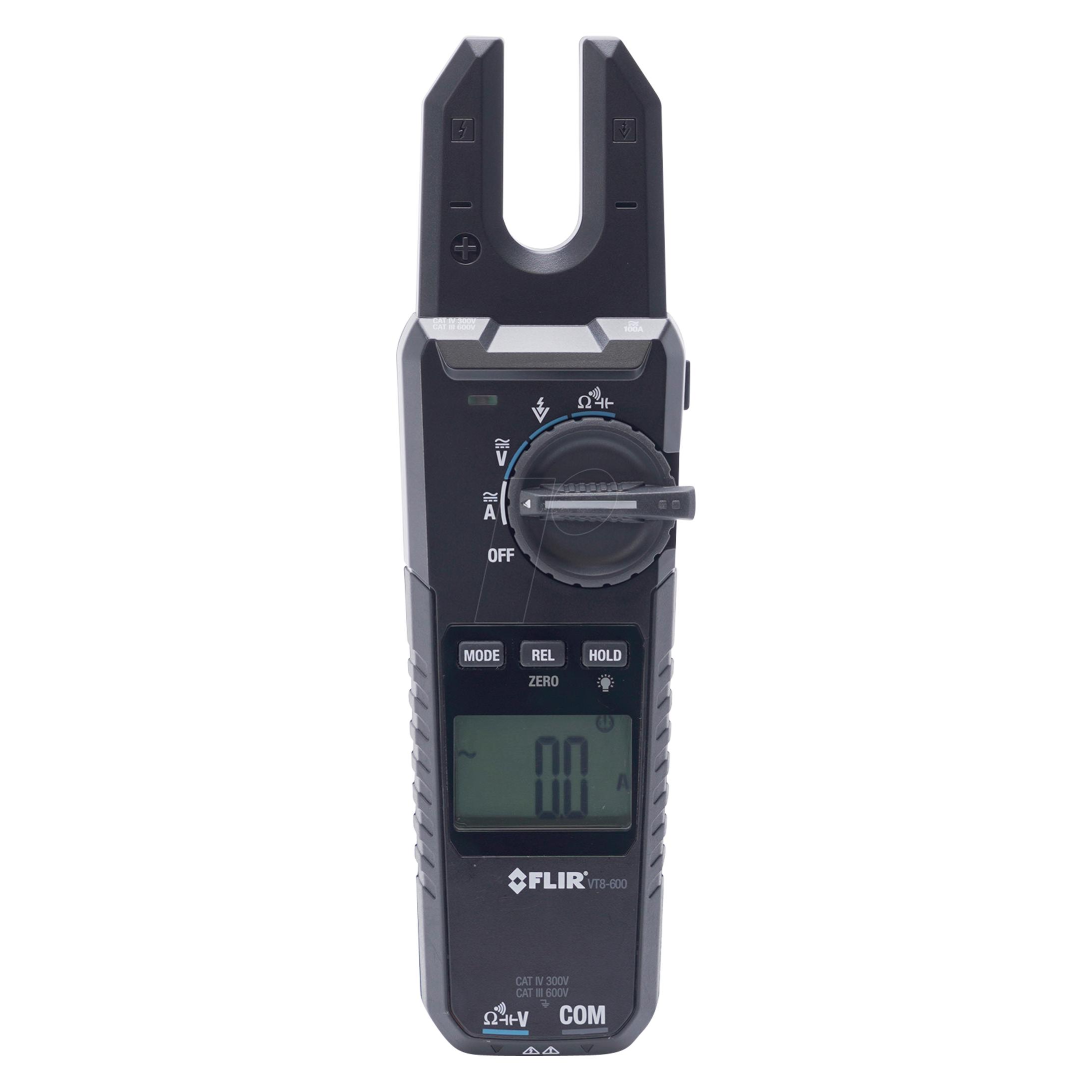 Flir Continuity and Current Tester, 1000V/ 20 (CAT III 1000V, CAT IV 600V, Zangenstrommesser) (VT8-1000)