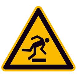 SAFETYMARKING Warnschild Hindernisse am Boden Aluminium 200 mm ISO 7010 1 St. 11.A8182