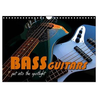 BASS GUITARS put into the spotlight (Wall Calendar 2026 DIN A4 landscape), CALVENDO 12 Month Wall Calendar