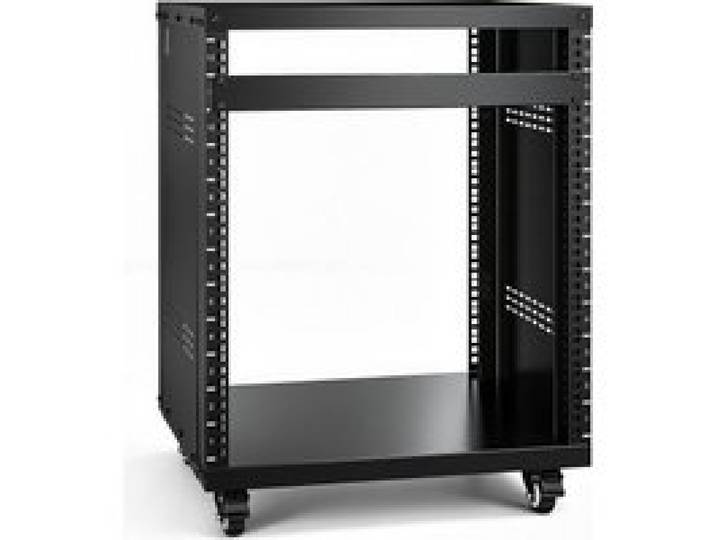 VEVOR Rack AV 12U 226,8 kg Support de Studio d'Enregistrement Stéréo Réseau 510x460x700mm