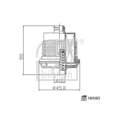 Febi Bilstein Hydraulikfilter, Lamellenkupplung-Allradantrieb [Hersteller-Nr. 180085] für Audi, VW, Skoda, Seat