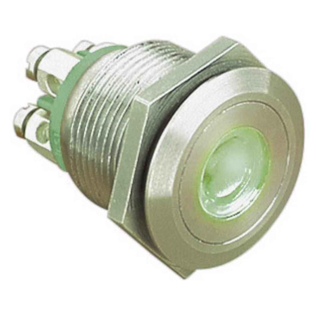 Bulgin Drucktaster PB LED Grün IP66 (MPI001/TERM/GN)