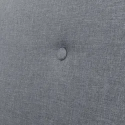vidaXL 3-Sitzer-Sofa Stoff Hellgrau