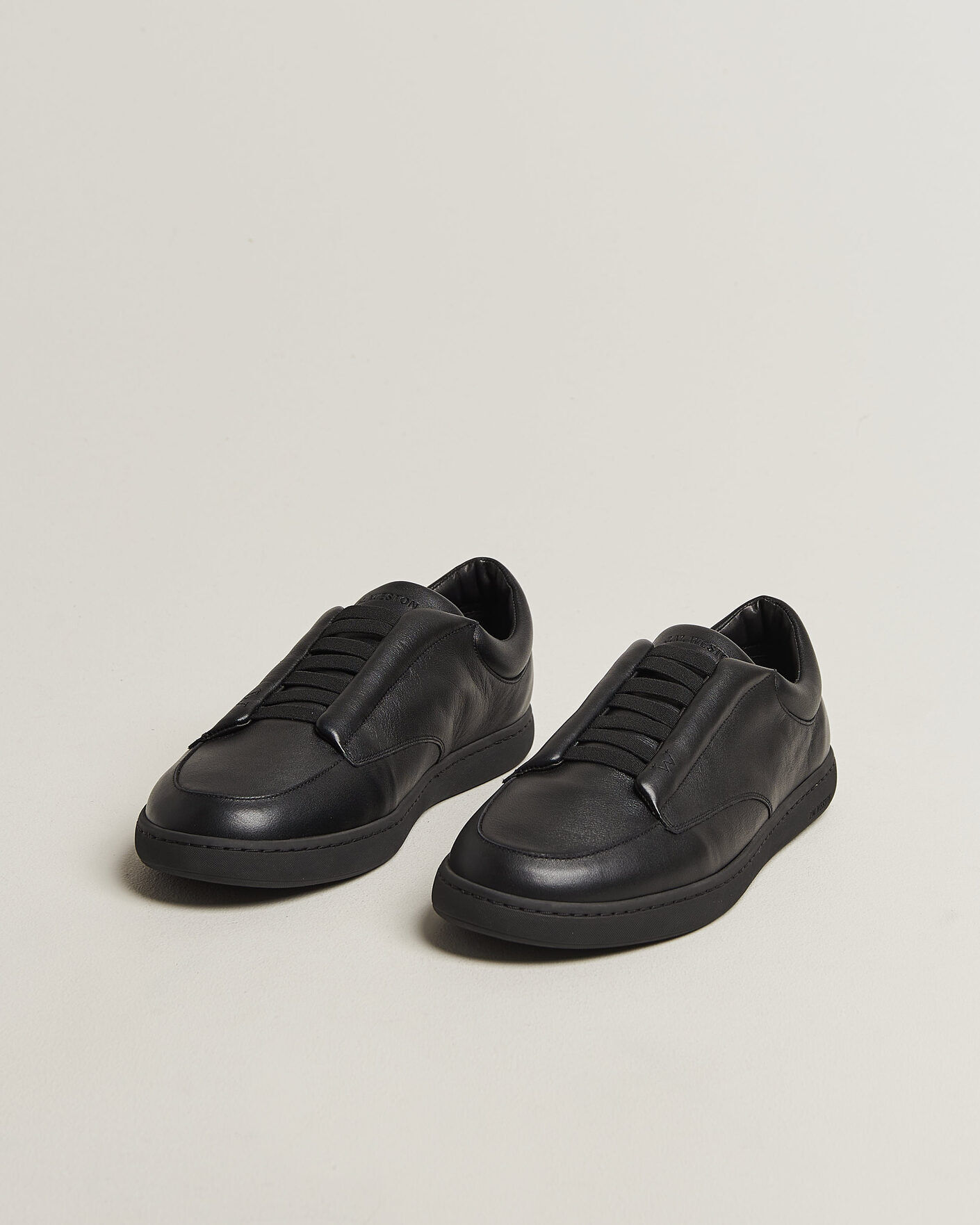 J.M. Weston Dress Sneaker Black Nappa men 11 Sort