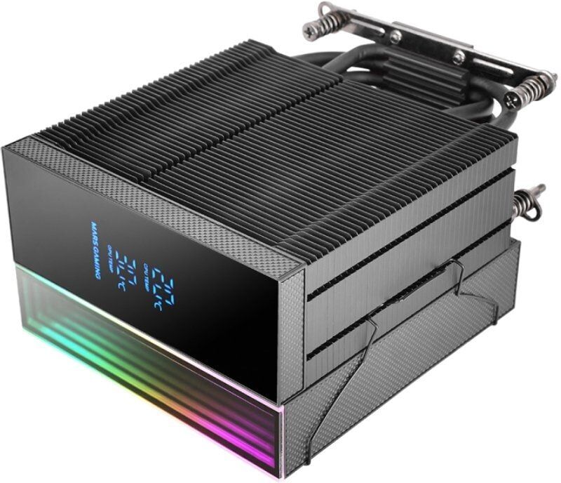 Ventilador con Disipador Mars Gaming MCPU-LCD/ 12cm