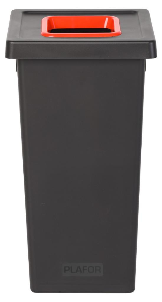 Plafor Fit Prullenbak Recycling 75l - Rood