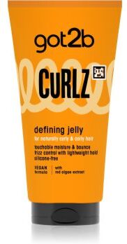 got2b Curlz Defining Jelly gel hidratante para uma ondulação definida 150 ml. Curlz Defining Jelly