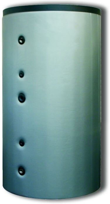 Wolf Bsh Pufferspeicher 7701324 1500 I, mit 2 Glattrohrwärmetauschern, silber