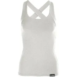 WINSHAPE Damen Cross Back Top WVR25, Größe XS in Grau Grau