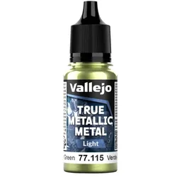 Vallejo True Metallix Metal LIGHT Amber Green 18ml (115)
