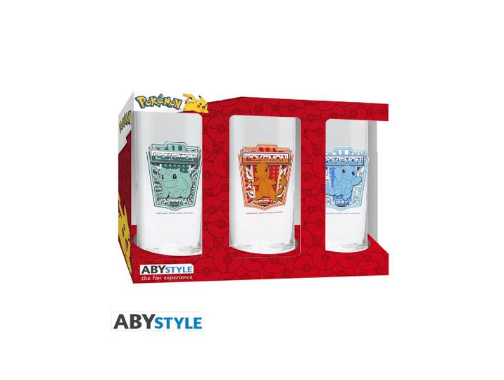 Set de 3 verres Pokémon ABYSTYLE