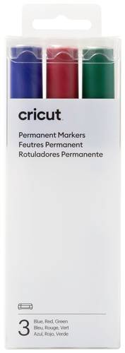 Cricut Venture Markers Stiftset Rot, Grün, Blau