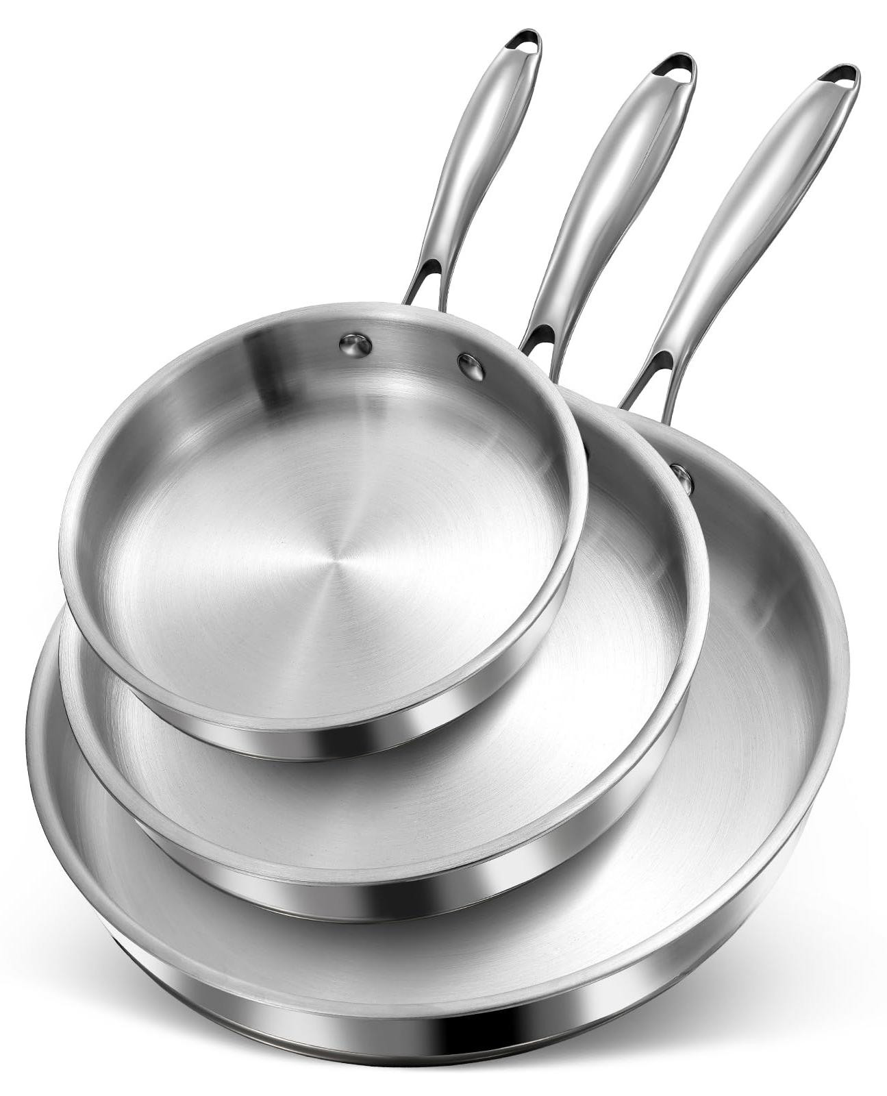 Dripio RVS pannenset, 3-delig, geschikt voor inductie, 20/26/30 cm