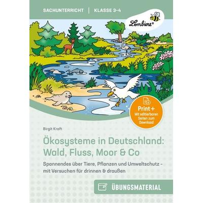 Ökosysteme in Deutschland: Wald, Fluss, Moor & Co, Set von Birgit Kraft, Lernbiene, 978-3-7468-1238-0