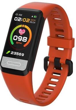 Inspired Deals H03 Smart Fitness Tracker With Blood Oxygen Monitor 1.14 Inch HD Display IP67 Waterproof red